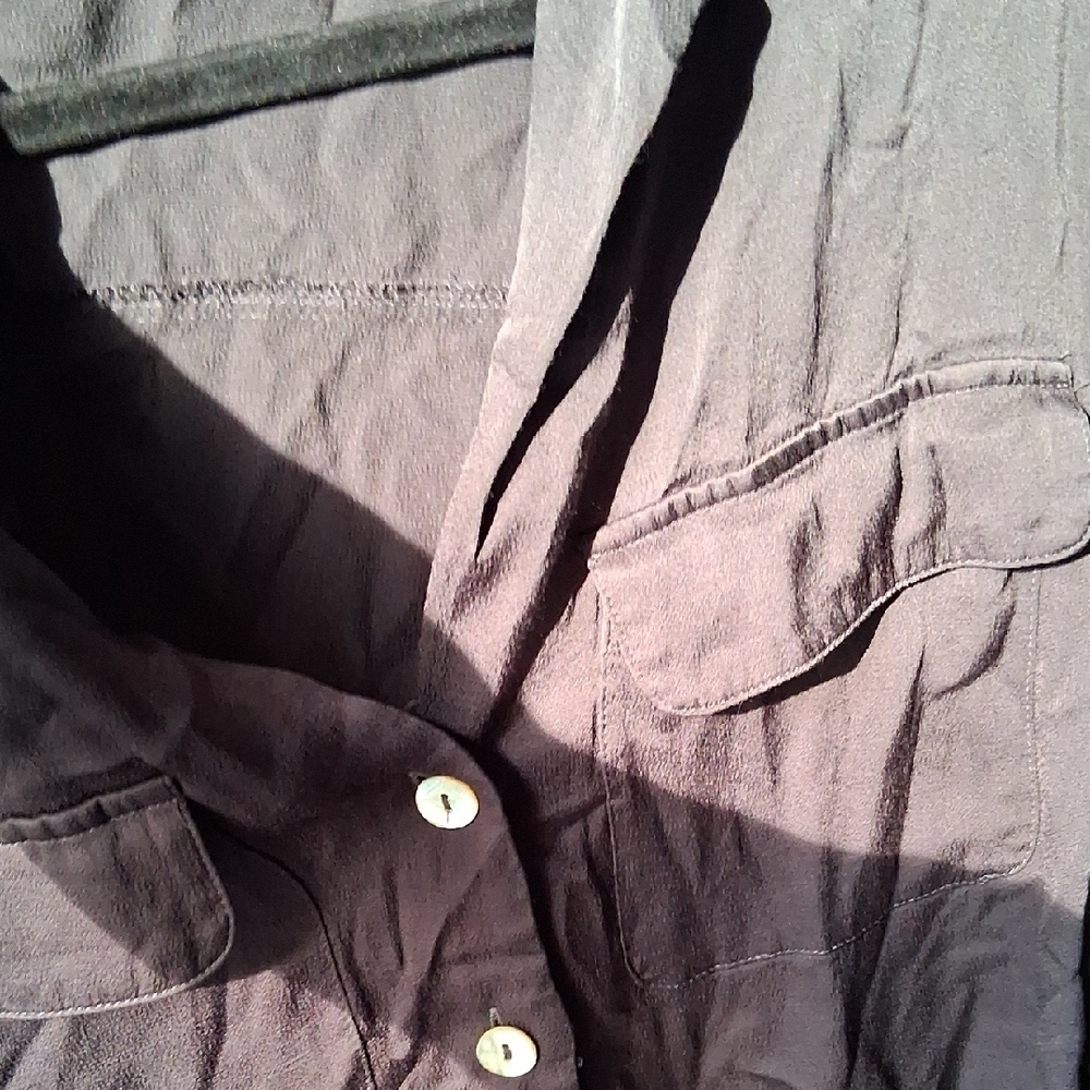 Zara Black Button-Down Shirt - Picture 5 of 5